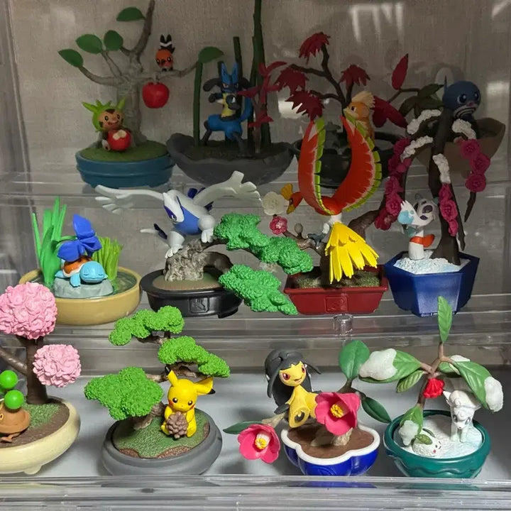 [BUNJANG] Pokemon Re-Ment Bonsai Series 1 &amp; 2 Bundle Set / 포켓몬 리멘트 분재 1,2 탄 일괄