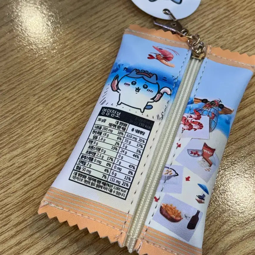 [BUNJANG] Chiikawa Shrimp Cracker Snack Pouch Keychain / 치이카와 새우깡 스낵 파우치 키링