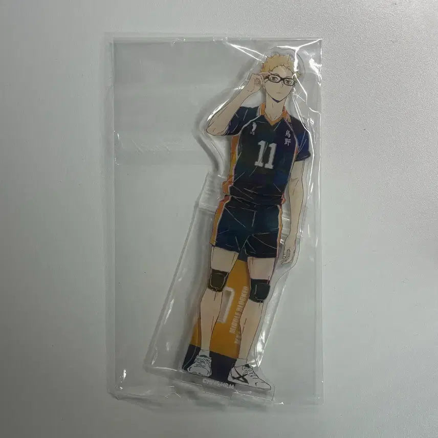 [BUNJANG] Haikyuu!! Tsukishima Acrylic Stand (Opened) / 하이큐 츠키시마 아크릴 고전 희귀 단순개봉