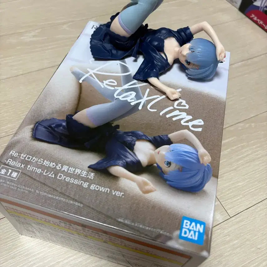 [BUNJANG] Re:Zero Rem Relax Time Figure (Unsealed) / [개봉] 릴렉스타임 리제로 렘