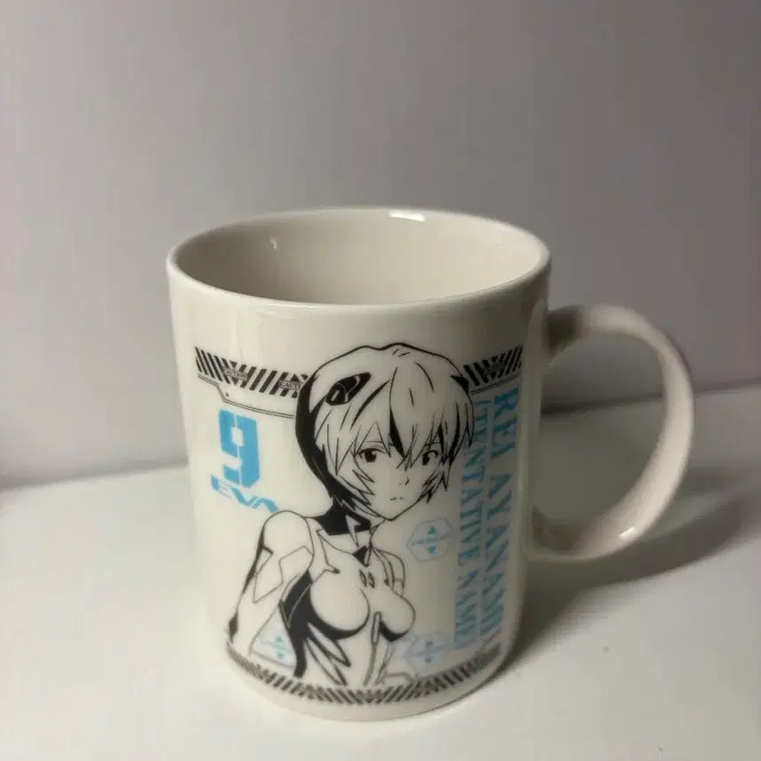 [BUNJANG] Evangelion Ayanami Rei Mug Cup / 에반게리온 아야나미 레이 머그컵 새상품