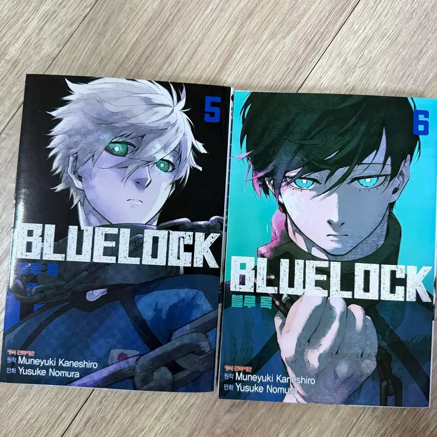 [BUNJANG] Blue Lock Manga Volumes 5 &amp; 6 Bundle Set / [일괄] 블루록 5권 6권 만화책 나기 린