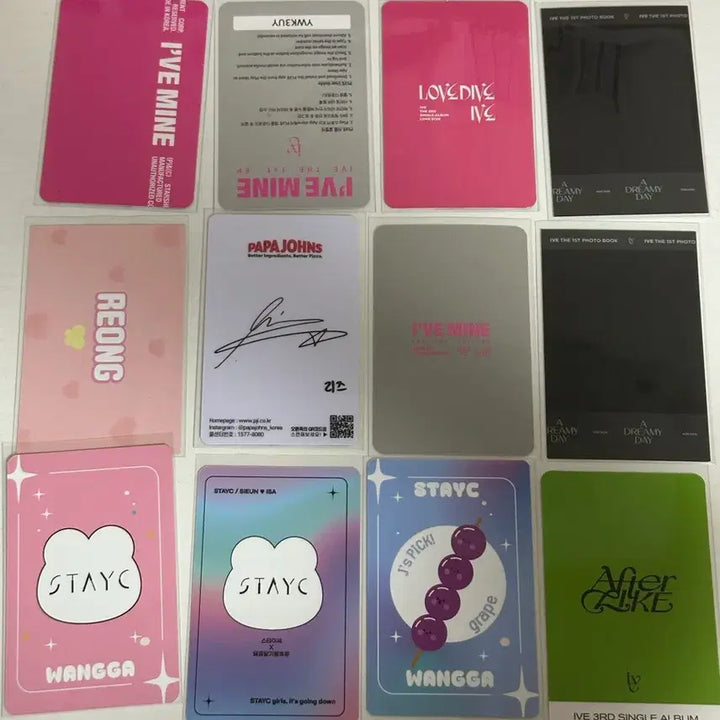 [BUNJANG] IVE &amp; STAYC Photocard Bundle Set / 아이브,스테이씨 포카 일괄판매
