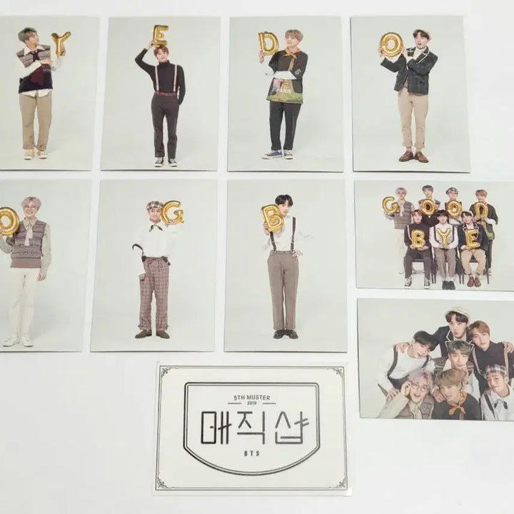[BUNJANG] BTS Magic Shop Photocard Set / 10p bts 방탄소년단 매직샵 포카 세트 magic shop photocards set