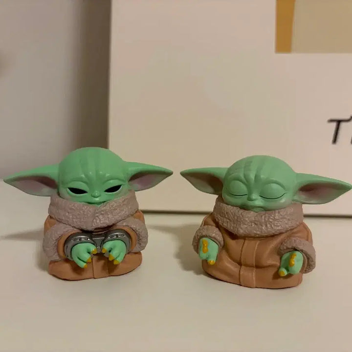 [BUNJANG] The Mandalorian Grogu Sofubi Figure Bundle Set / 소프비 그로구 만달로리안 2개 일괄 판매