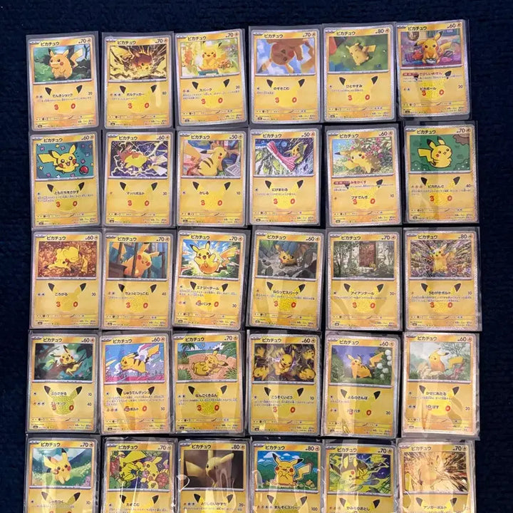 [BUNJANG] Pikachu 30th Anniversary Full Set (30 Types) / [일판] 피카츄 30주년 30종 일판 풀셋 판매합니다