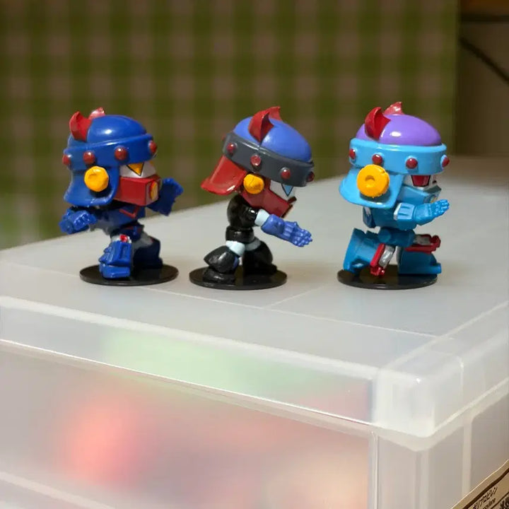 [BUNJANG] Lotteeria Taekwon V 3 Types Figure Bundle Set / 롯데리아 태권브이 피규어 3종 일괄