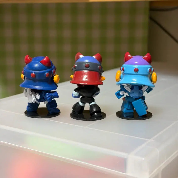 [BUNJANG] Lotteeria Taekwon V 3 Types Figure Bundle Set / 롯데리아 태권브이 피규어 3종 일괄