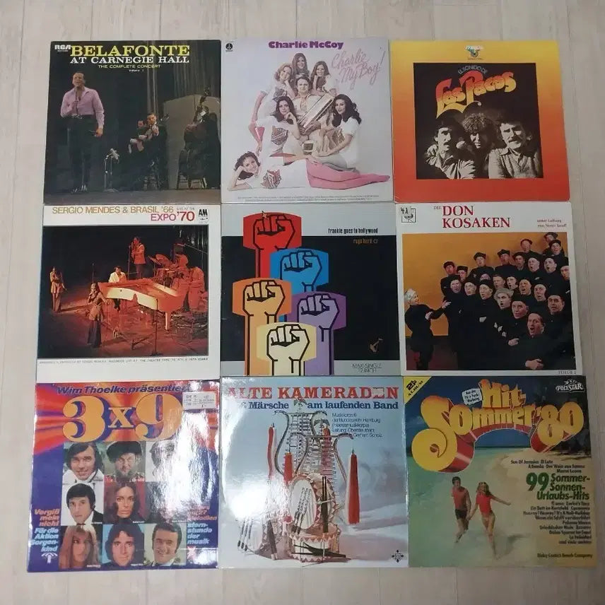 [BUNJANG] Various Artists Import LP 9 Title 10 Record Set / 민트급 여러장르 수입 엘피 9타이틀 10장세트