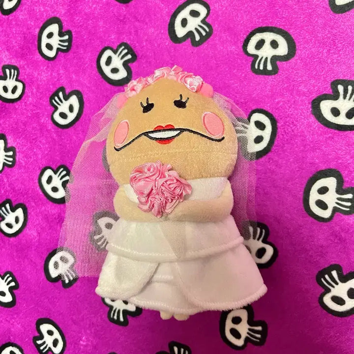 [BUNJANG] Rare Bride Nameko Medium Plush / 초레어]신부 나메코 중형 인형