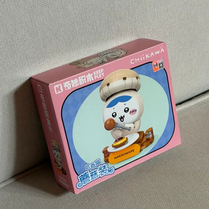 [BUNJANG] Keepley Chiikawa Hachiware Block Figure Mushroom Series / (신상) keepley 치이카와 하치와레 블럭피규어 버섯시리즈