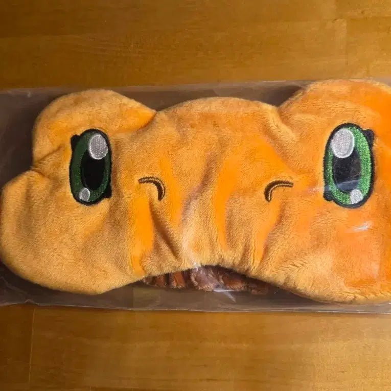 [BUNJANG] Digimon Agumon Pote Pote Sleeping Mask (Sealed) / 디지몬 아구몬 포테포테 안대 미개봉