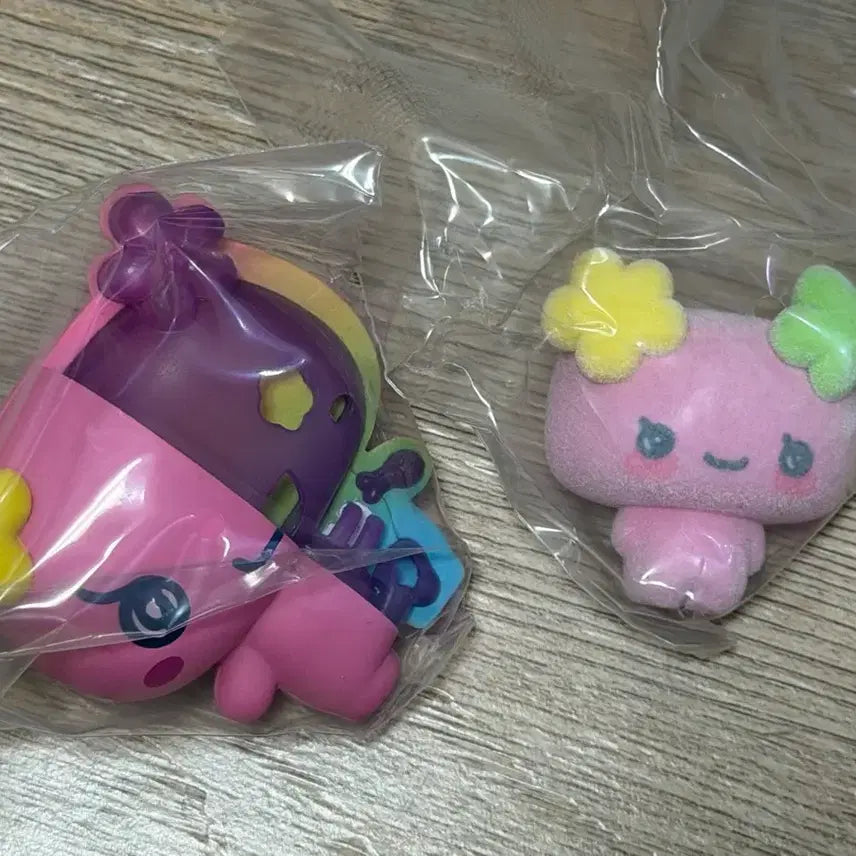 [BUNJANG] Tamagotchi Gacha Floki Flowerchi Bundle Figure Skeleton / 다마고치 가챠 플로키 플라워치 일괄 피규어 스켈레톤