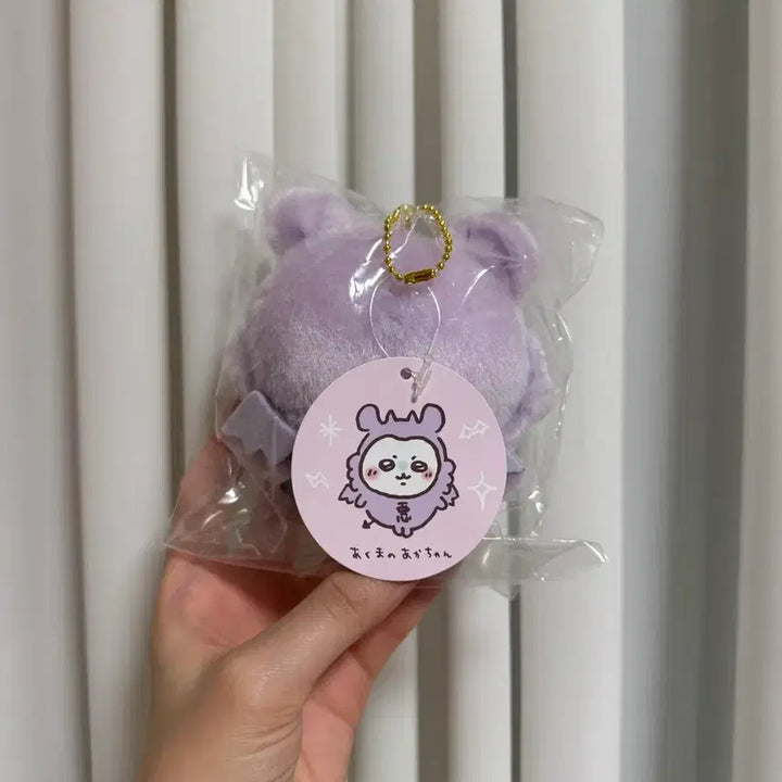 [BUNJANG] Chiikawa Angel Devil Baby Mascot Doll Momonga / 치이카와 천사 악마 베이비 마스코트 인형 키링 모몽가