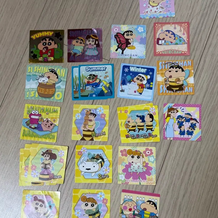 [BUNJANG] Crayon Shin-chan Chocobi Stickers Bundle Set / 짱구 초코비 스티커 (홀로그램도 있음) 일괄
