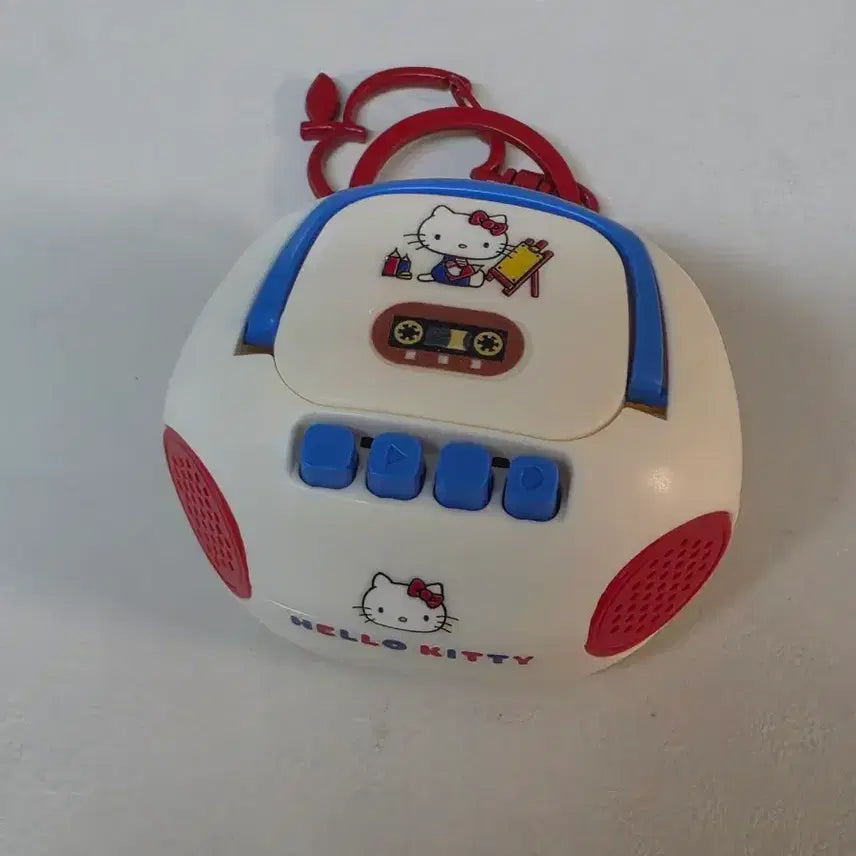 [BUNJANG] Sanrio Hello Kitty Cassette Tape Voice Recorder Keychain / 산리오 키티 녹음기 카세트 키링