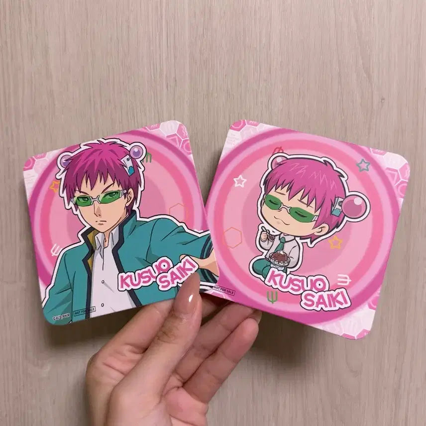 [BUNJANG] Saiki Kusuo Official Coaster / 단순개봉) 공식 사이키쿠스오 코스터