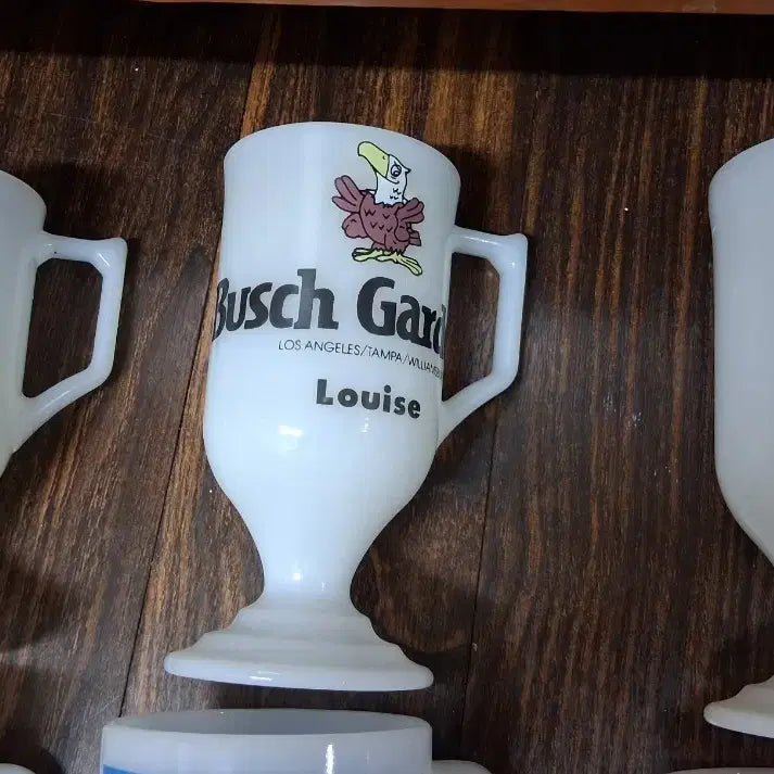 [BUNJANG] Vintage Milk Glass Mugs / 빈티지 밀크 글라스 머그
