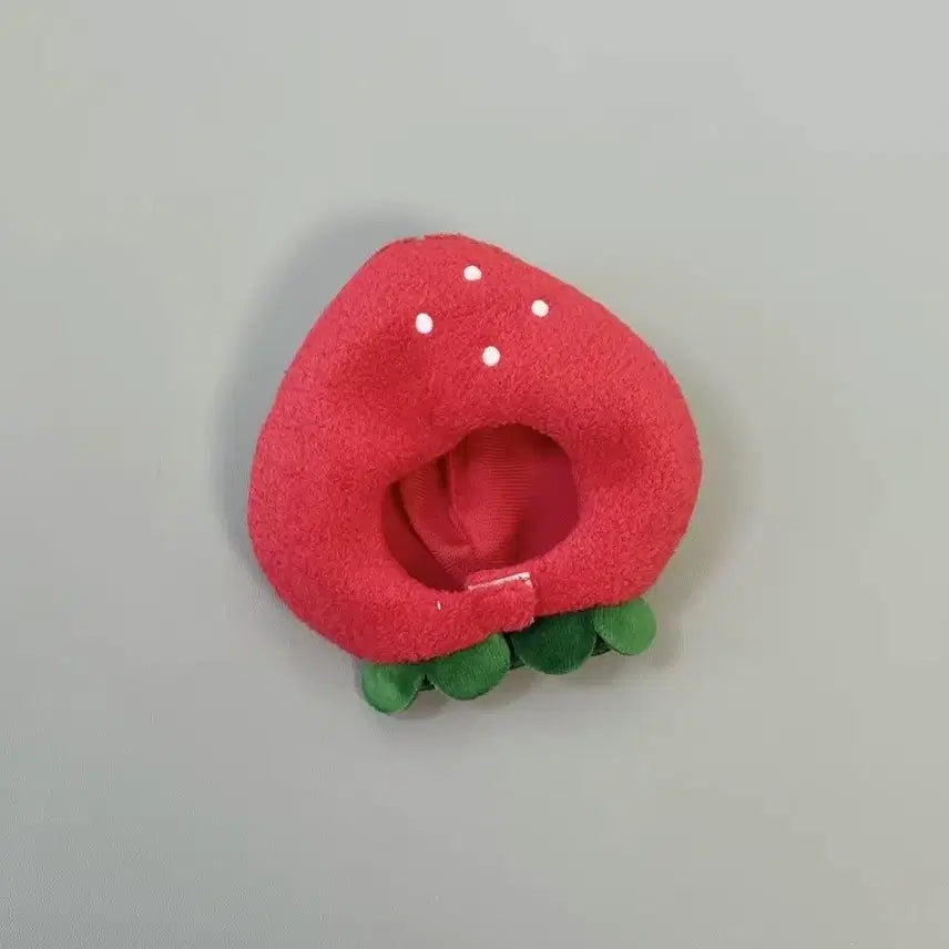 [BUNJANG] 10cm Doll Strawberry Hat / 10cm 인형 인형옷 모자 과일 딸기 모자 양도 판매