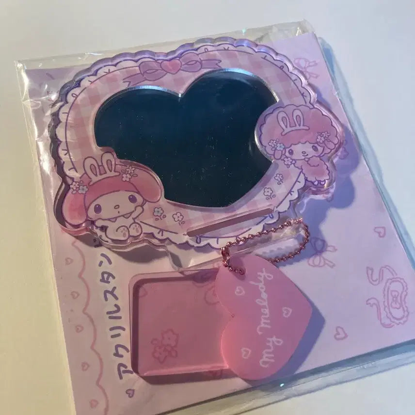 [BUNJANG] Sanrio My Melody Piano Acrylic Mirror / 산리오 마이멜로디 피아노 핑크 아크릴 거울