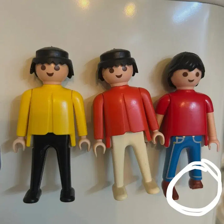 [BUNJANG] Playmobil Refrigerator Magnets Set (3 Pieces) / 플레이모빌 냉장고자석 마그넷 3개일괄