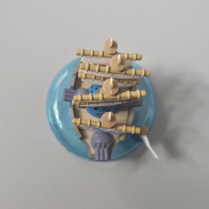 [BUNJANG] One Piece Yurukore Shaking Navy Ship Figure (No Box) / 원피스 유라코레 흔들흔들 해군선 피규어 (박스없음)