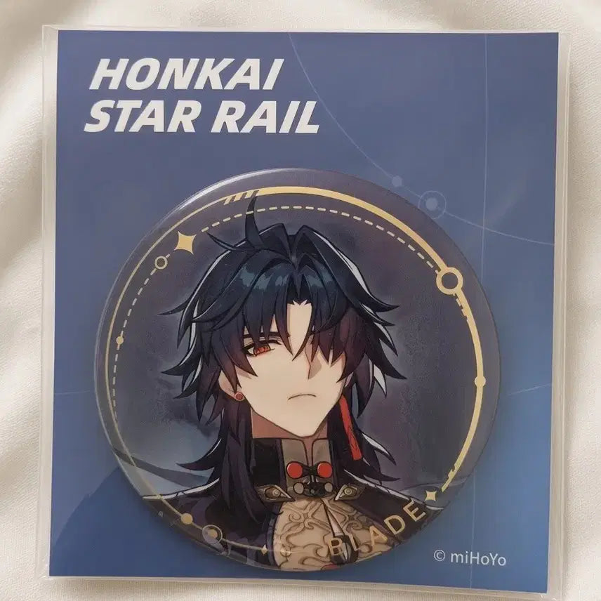 [BUNJANG] Honkai Star Rail Blade Can Badge (Defective) / [공식] 붕괴 스타레일 블레이드 캔뱃지 판매 (하자품)