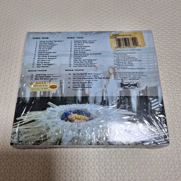 [BUNJANG] Superman Original Soundtrack 2CD John Williams / 슈퍼맨 사운드트랙 Superman ost 2CD 존 윌리엄스