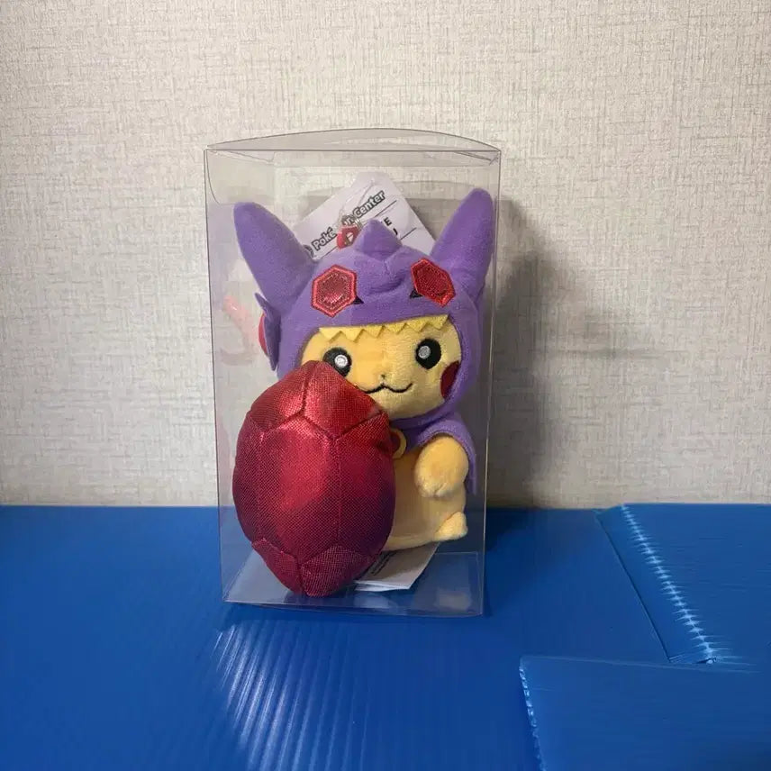 [BUNJANG] Pokemon Mega Gengar Poncho Pikachu Mascot Plush / 포켓몬 메가 깜까미 판쵸츄 마스코트 인형