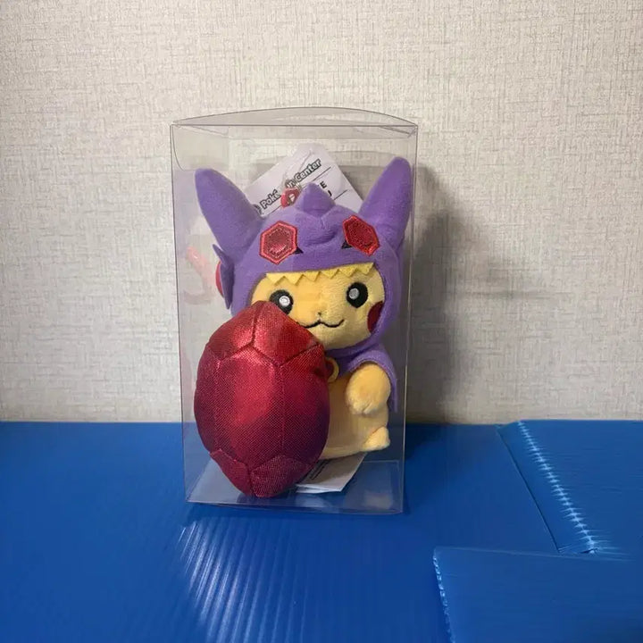 [BUNJANG] Pokemon Mega Gengar Poncho Pikachu Mascot Plush / 포켓몬 메가 깜까미 판쵸츄 마스코트 인형
