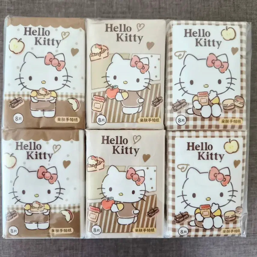 [BUNJANG] Hello Kitty Pocket Tissues (18 Count) / 헬로키티 포켓 티슈 18개입