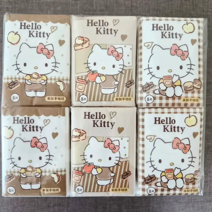 [BUNJANG] Hello Kitty Pocket Tissues (18 Count) / 헬로키티 포켓 티슈 18개입