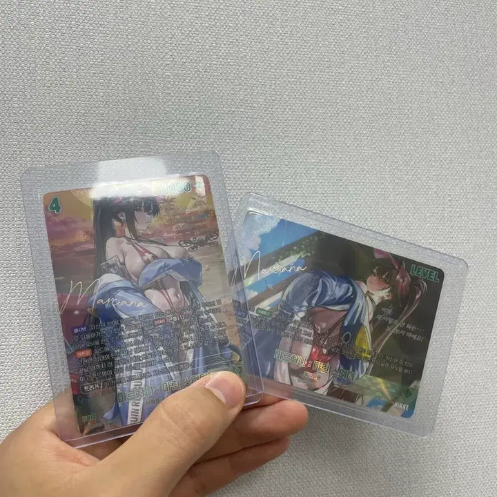 [BUNJANG] Nikke Marchana Autograph Card 2 Types Bundle Set / 니케 마르차나 사인카드 2종 일괄 판매 / 싸인 + 리더싸인