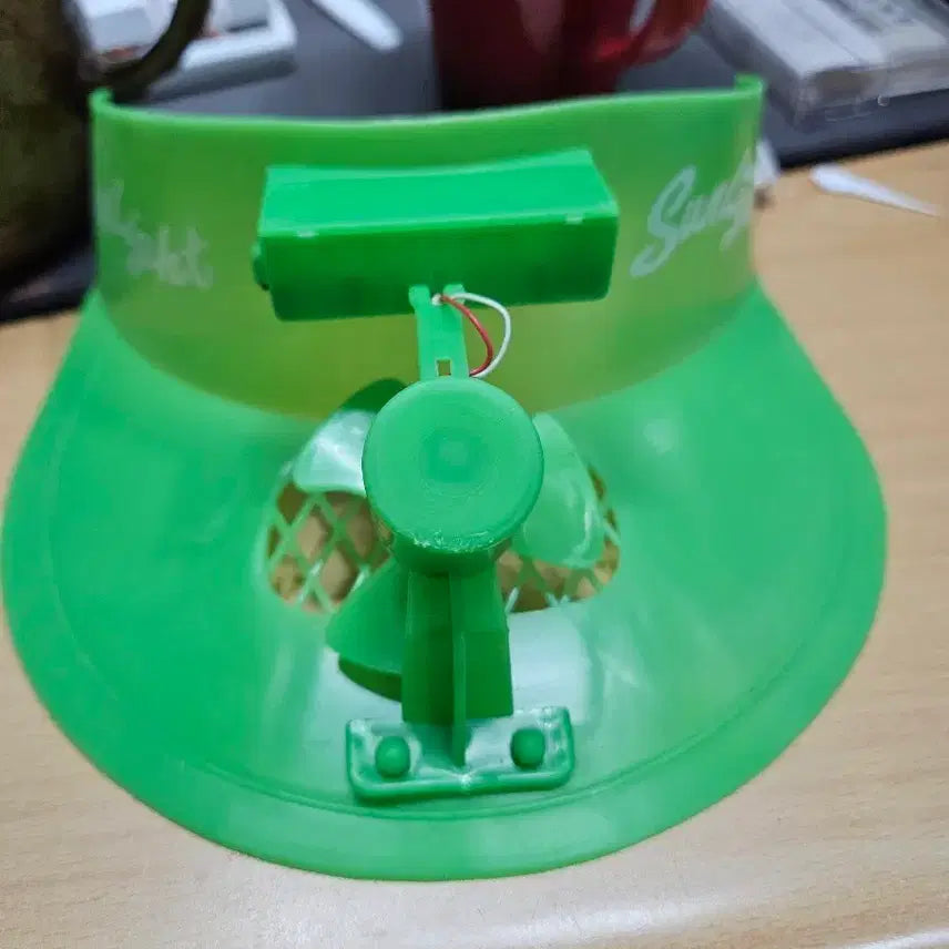 [BUNJANG] 1996 SunLight Fan Cap Portable Fan Hat / 1996년 SunLight Fan Cap 선풍기모자 