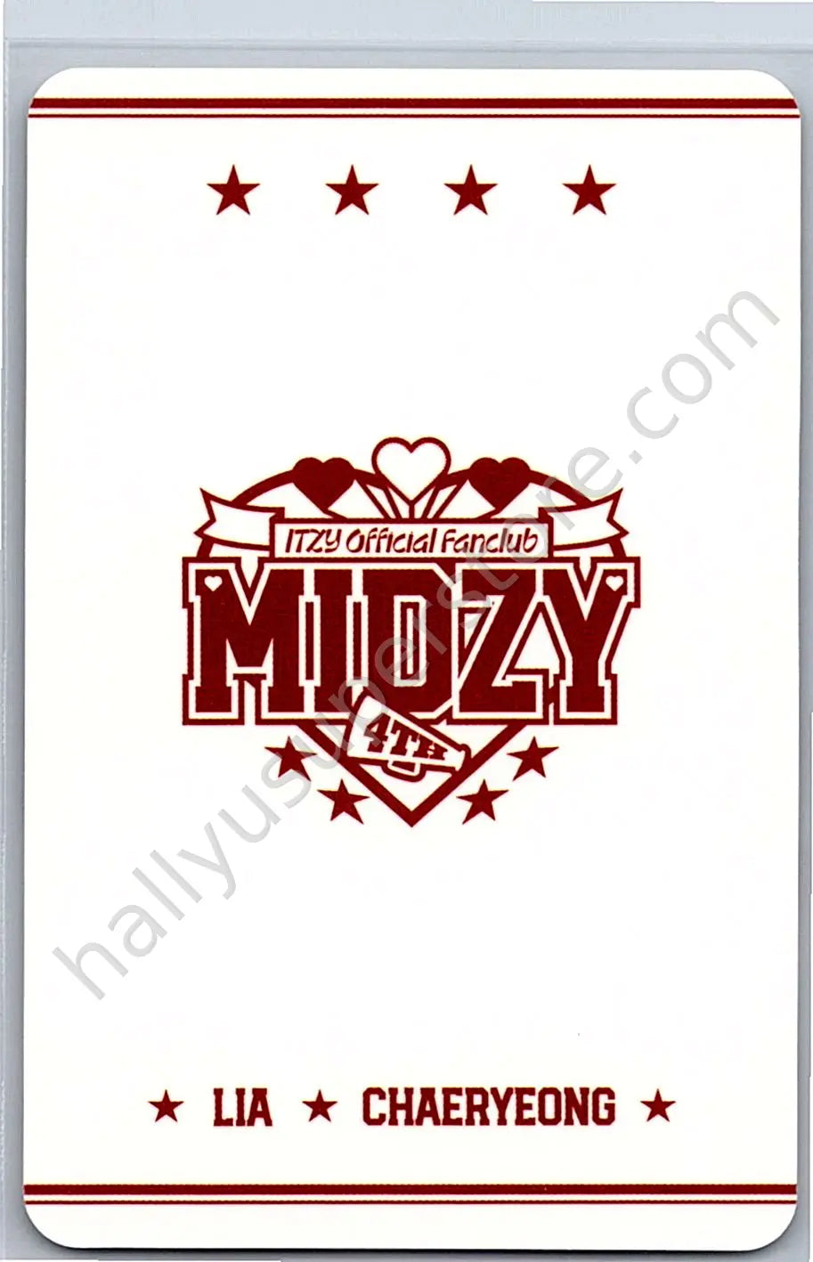 ITZY - Unit - ITZY Official Fanclub MIDZY 4th Generation fanclub photocard set