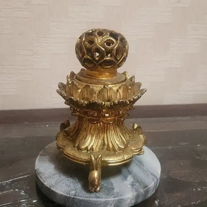 [BUNJANG] Korean National Treasure Lotus Pattern Incense Burner Replica / 국보 연화문 향로 재현품