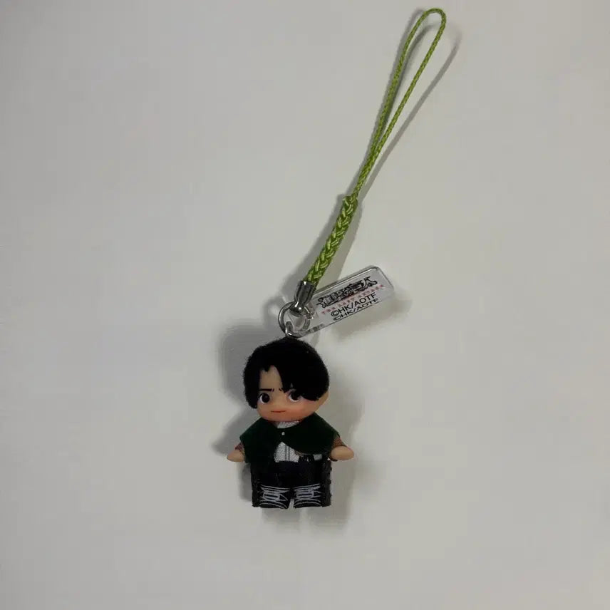 [BUNJANG] Attack on Titan Levi Ackerman Figure Keychain / 진격의거인 진격거 리바이 아커만 피규어 키링
