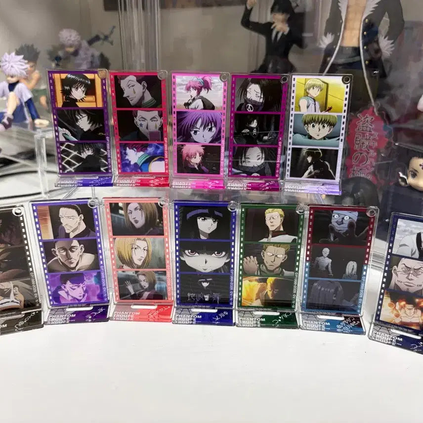 [BUNJANG] Hunter x Hunter Phantom Troupe Acrylic Standee Bundle Set / 헌터헌터 환영여단 아크릴 12종 일괄판매