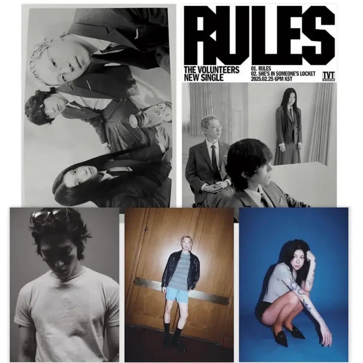 [BUNJANG] The Volunteers Concert Special Edition Rules Poster Bundle Set / 더발룬티어스 콘서트 특전, rules 포스터 일괄 판매