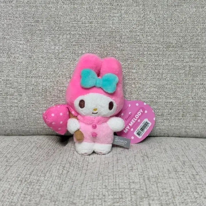 [BUNJANG] Sanrio My Melody Authentic Boba Keyring Doll Bag Charm / 정품 산리오 마이멜로디 보따리 키링 인형 가방고리