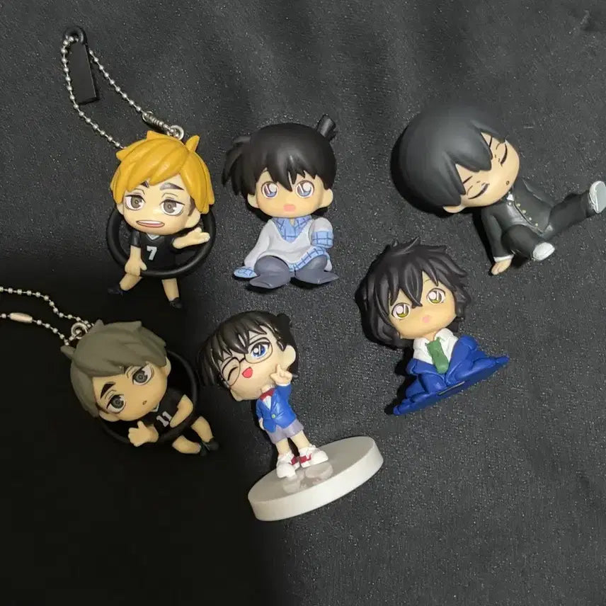 [BUNJANG] Haikyuu!! &amp; Detective Conan Gacha Figures Bundle Set / 일괄) 하이큐, 코난 가챠 피규어
