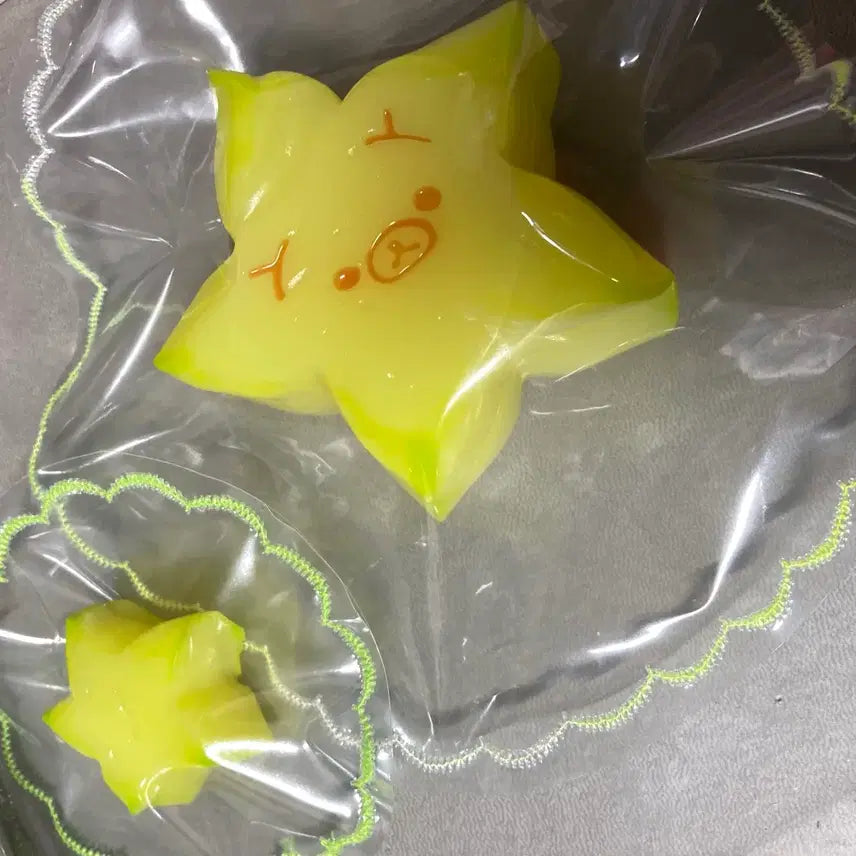 [BUNJANG] Starfruit Kuma Squishy Set (Large &amp; Small) / 새상품 스타후르츠 쿠마 말랑이