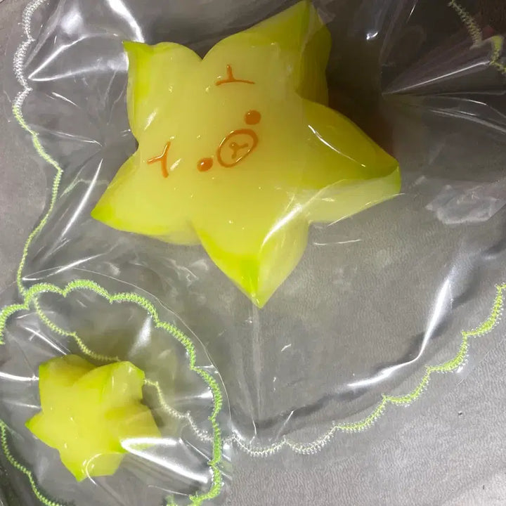 [BUNJANG] Starfruit Kuma Squishy Set (Large &amp; Small) / 새상품 스타후르츠 쿠마 말랑이