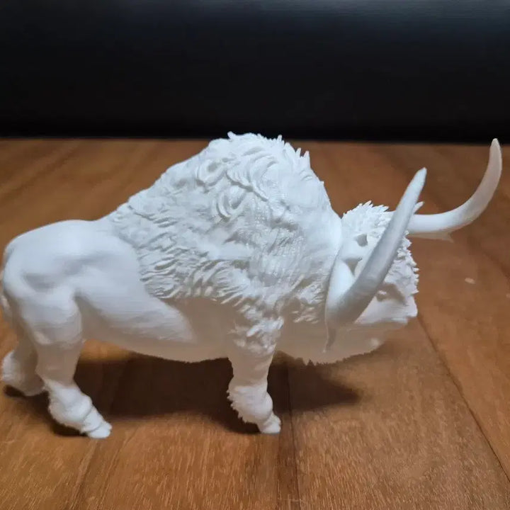 [BUNJANG] 3D Printed Prehistoric Bison Figurine PLA / 3D 프린팅 구석기시대 들소 피규어 PLA