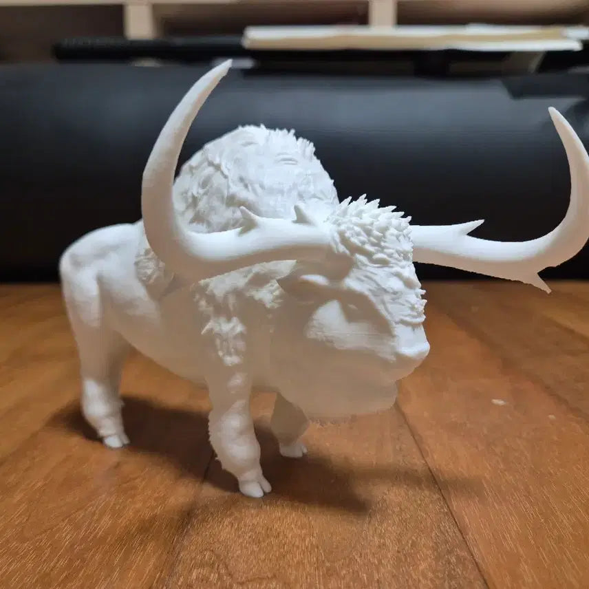 [BUNJANG] 3D Printed Prehistoric Bison Figurine PLA / 3D 프린팅 구석기시대 들소 피규어 PLA