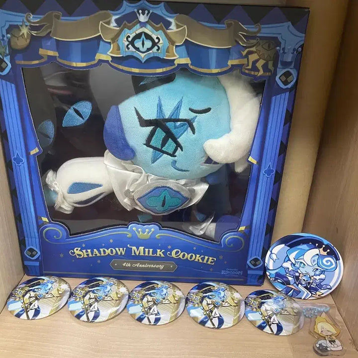 [BUNJANG] Cookie Run Kingdom Chemi Plush Set / 쿠킹덤 쉐밀 인형 캔뱃지 족자봉 일괄