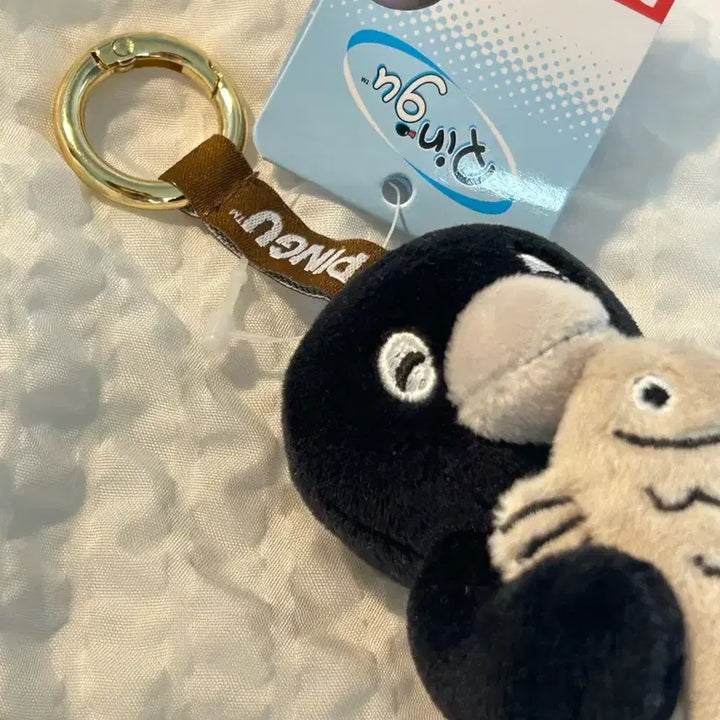 [BUNJANG] Pingu Monotone Costume Doll Keyring / 택0,새상품) 핑구 모노톤 코스튬 인형 키링