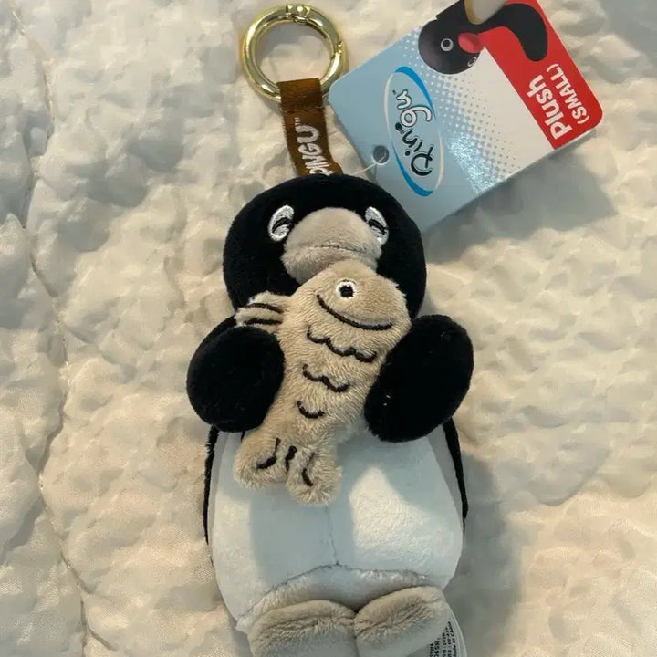 [BUNJANG] Pingu Monotone Costume Doll Keyring / 택0,새상품) 핑구 모노톤 코스튬 인형 키링