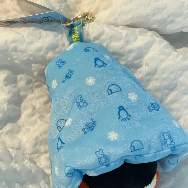[BUNJANG] Pingu Cold Costume Plush Keychain / 택0,새상품) 핑구 감기 코스튬 인형 키링