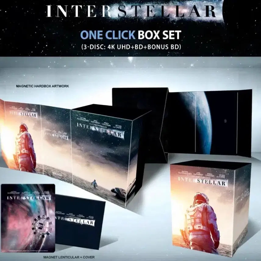 [BUNJANG] Interstellar One-Click Sealed Blu-ray / 인터스텔라 위트 원클릭 미개봉 블루레이